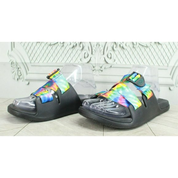 Chaco Multicolor Nylon Slip On Adjustable Buckled Casual Sandals Size 8 - Picture 2 of 8